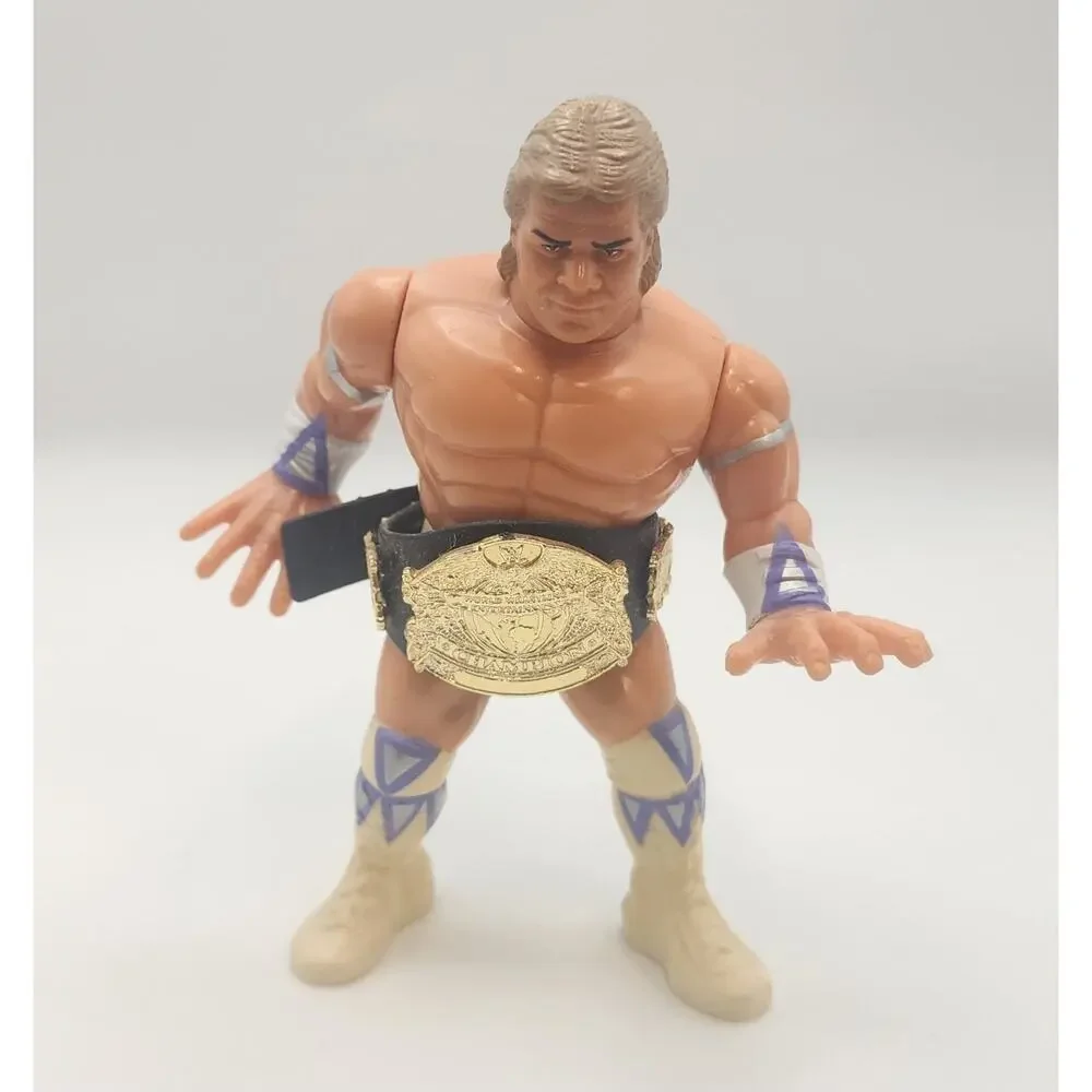 WWF Hasbro Titan Series 8 Lex Luger Wrestling Action Figure 1991 with Belt